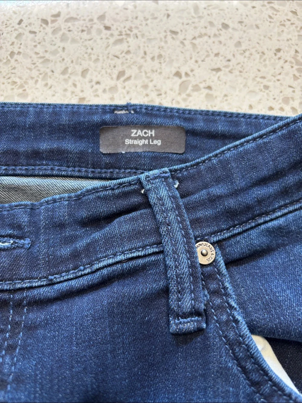 Mavi Men's 38x34 Straight Jeans in Deep Blue Denim